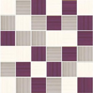 MOZAIKA SHEILA BLANCO-GRIS-LILLA 4,8x4,8_30x30