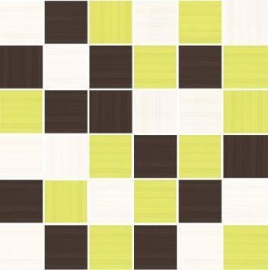 SHEILA BLANCO-KIWI-MARRON MOZ. 4,8x4,8_30x30