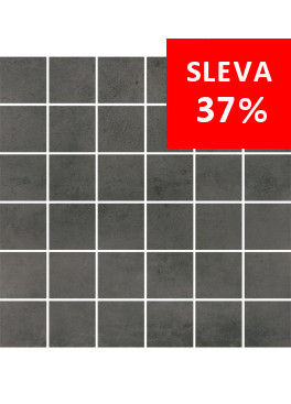 Dlažba Maxima Dark Grey Mosaic Kostka