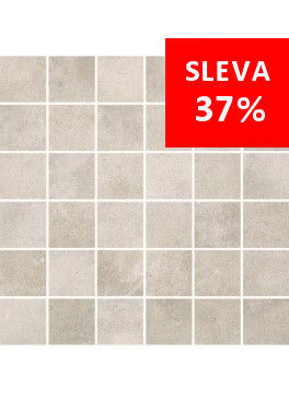 Dlažba Maxima Soft Grey Mosaic Kostka