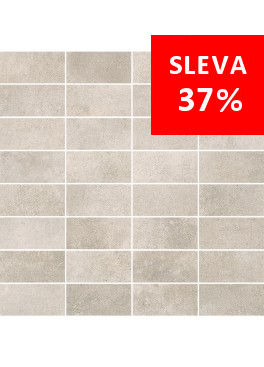 Dlažba Maxima Soft Grey Mosaic Pásky