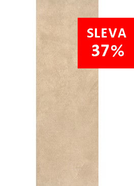 Dlažba Qubus Beige Mat Rekt. 25x75