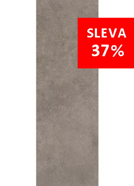 Dlažba Qubus Dark Grey Mat Rekt. 25x75