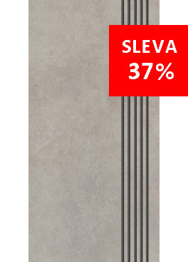 Dlažba Qubus Grey Mat Schod R10