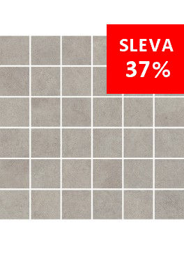 Dlažba Qubus Grey Mosaic Kostka