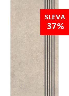 Dlažba Qubus Soft Grey Mat Schod R10
