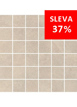 Dlažba Qubus Soft Grey Mosaic Kostka