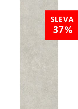 Dlažba Qubus White Mat Rekt. 25x75